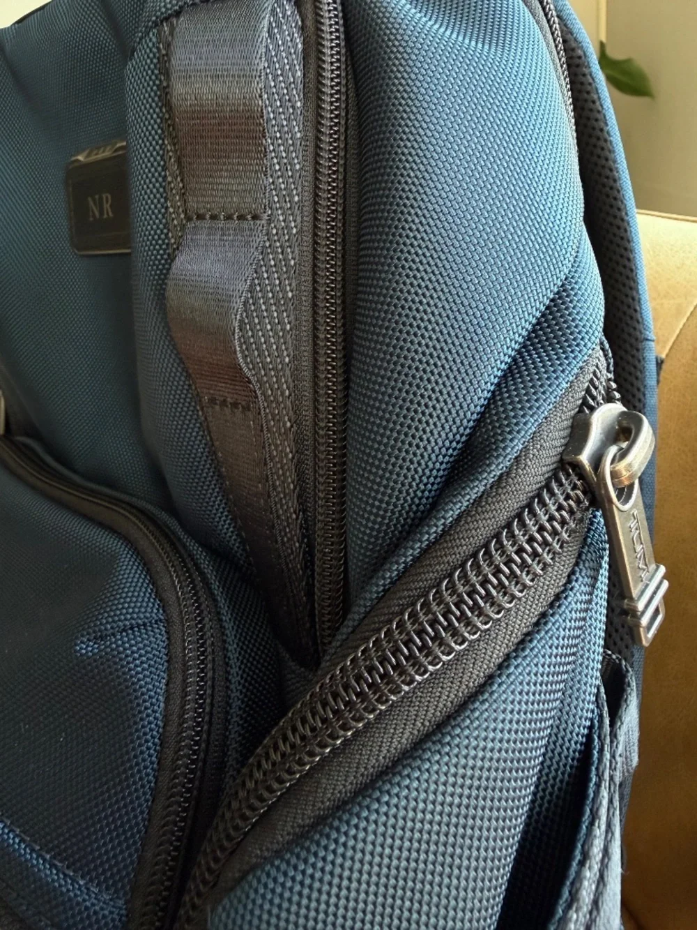 EUC - TUMI Alpha Bravo Navigation Backpack - Navy Blue